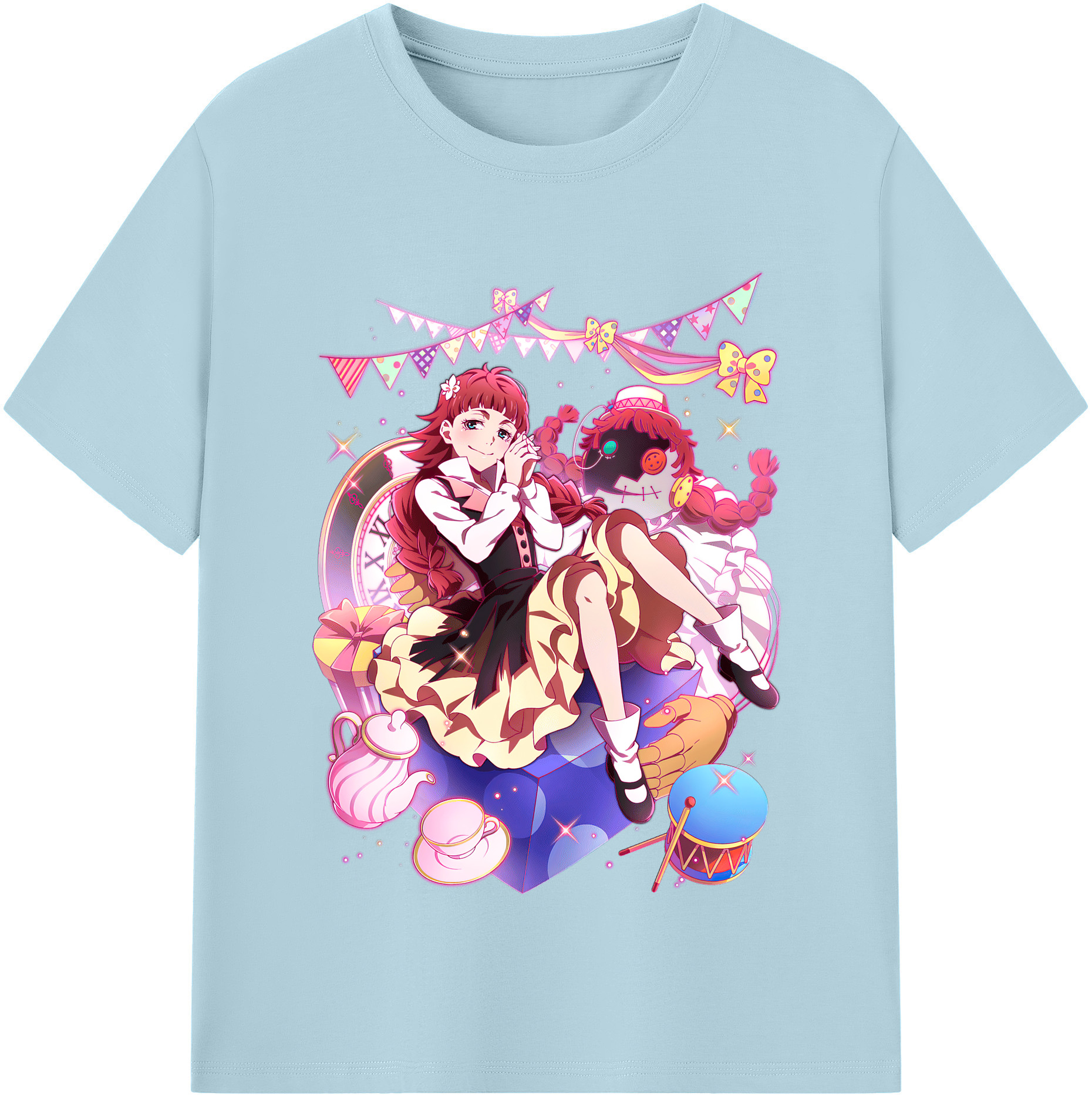 （画像用） 文豪ストレイドッグス Bungo Stray Dogs 綿100％半袖Tシャツ（フロントプリント）